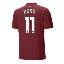 Manchester City Jeremy Doku #11 Tredje Tröja 2024-25 Korta ärmar